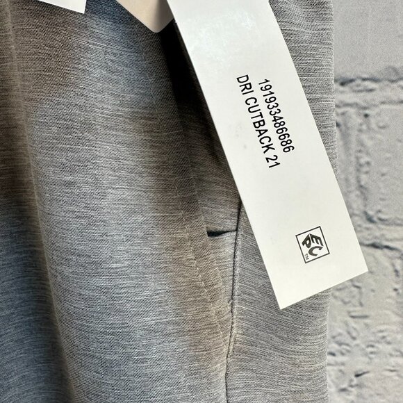 Hurley Men's H2O Dri Cutback 21" Outseam Hybrid Swim Board WalkShorts, Wolf Grey - Picture 9 of 15